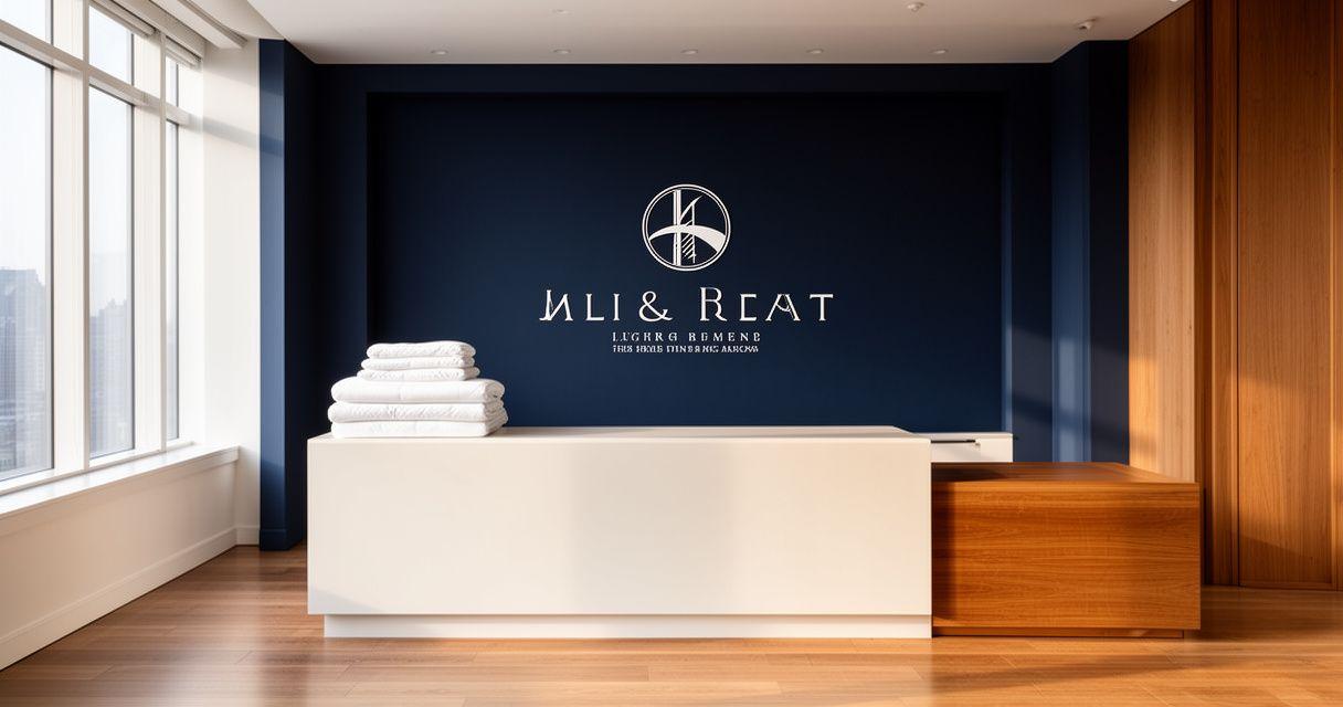 Modern Borealis Slumber office reception