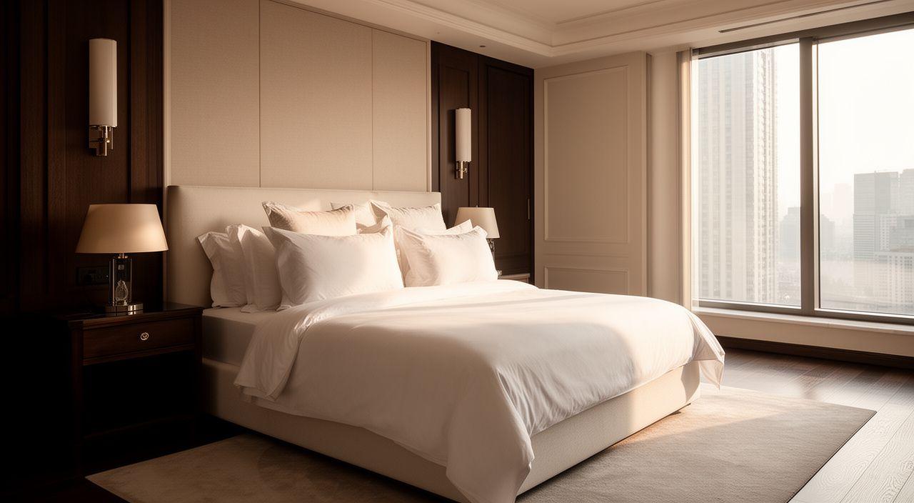 Luxury bedroom featuring Borealis Slumber bedding