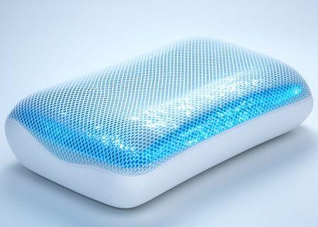 Ergonomic cooling pillow
